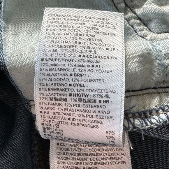 Gap SZ 28R True Skinny Jeans Low-Rise Stretch Pockets Medium Wash Blue Womens - Picture 10 of 11